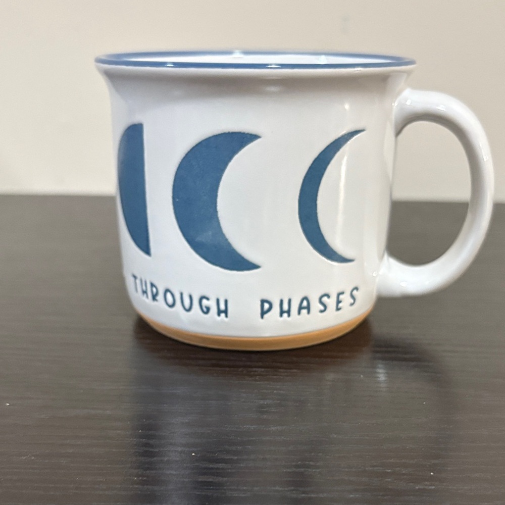 Boston Warehouse Blue and White Phases Mug
